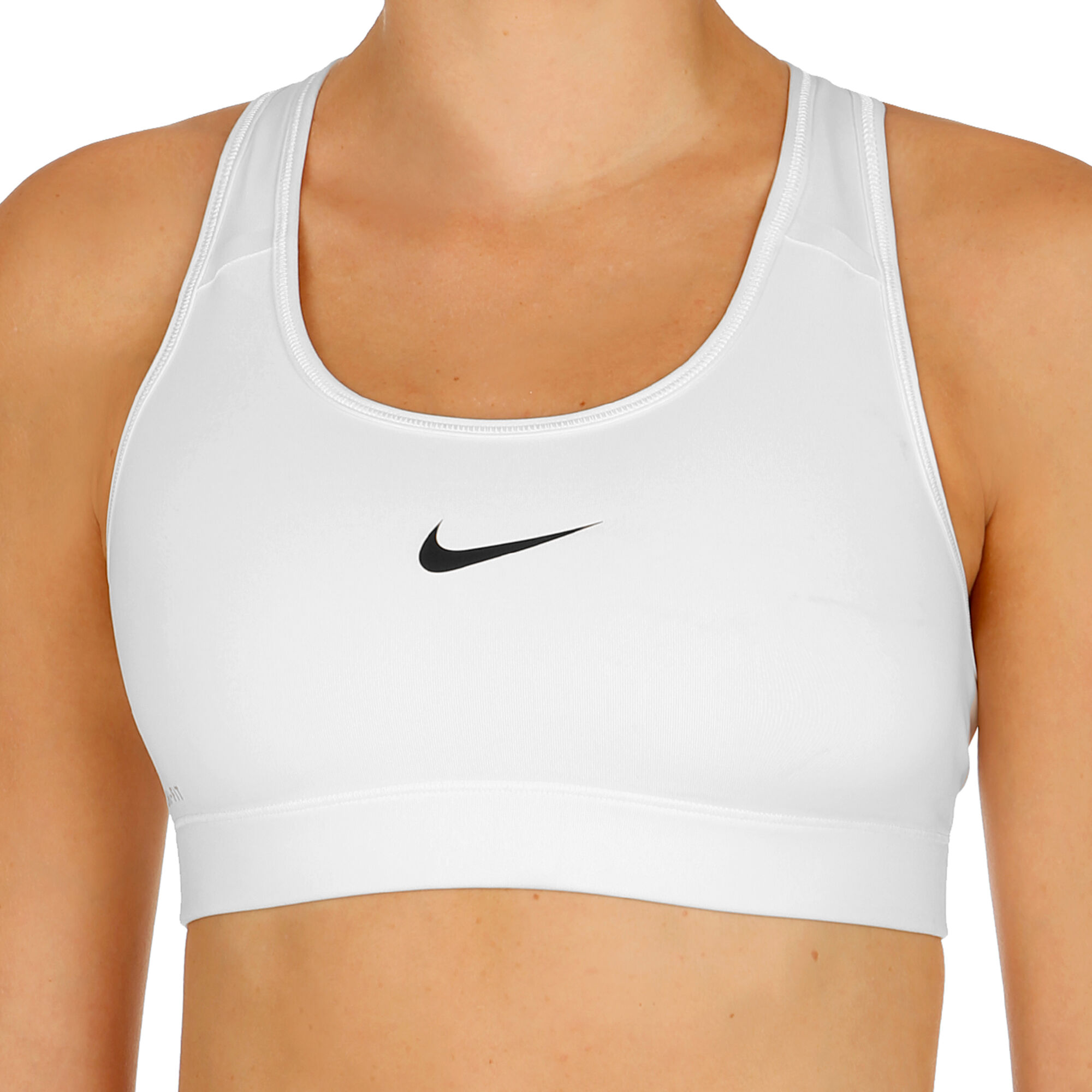 Nike Women's Victory Compression Sports Bra, Black/White, Small