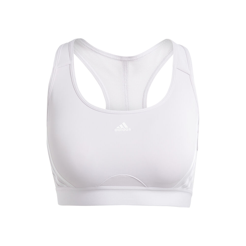 adidas Adidas Powerreact Training Medium-Support 3-Streifen Sport-BH Sports Bras Women pink, size: XL