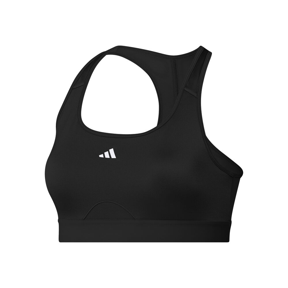 adidas Training PowerReact Medium-Support Bra Sports Bras Women black, size: XL