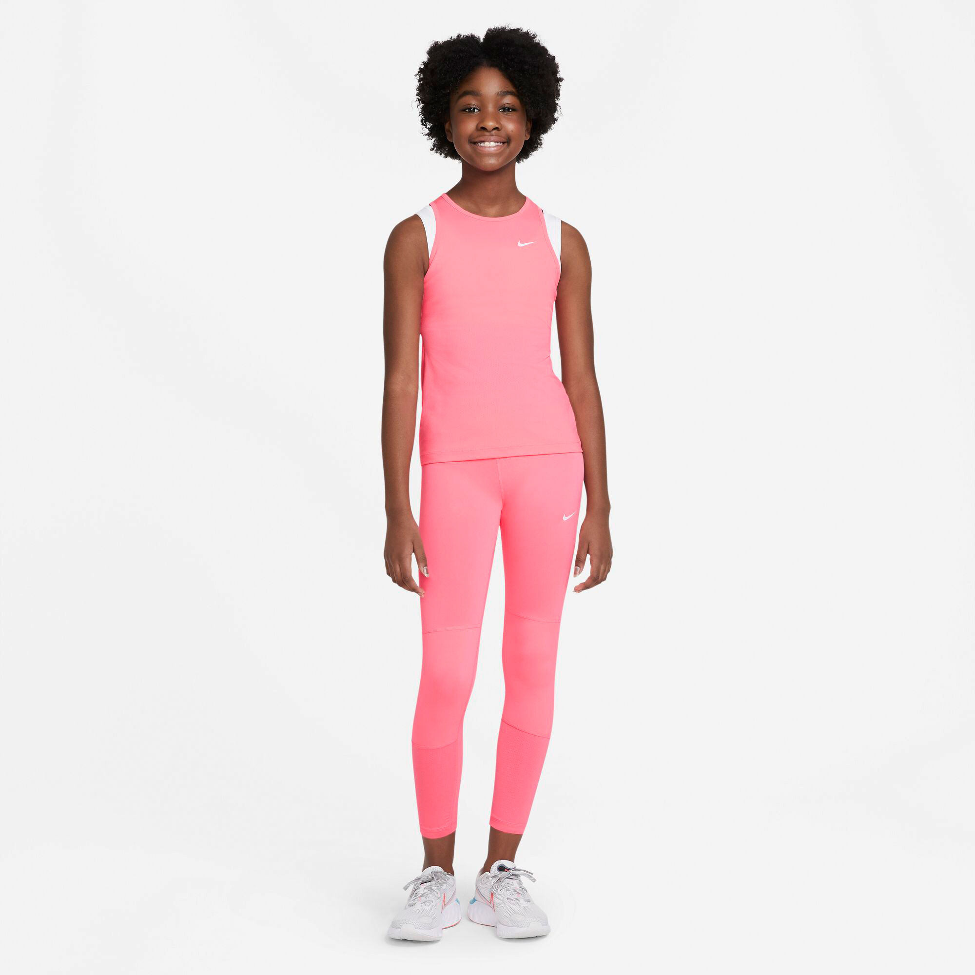 buy Nike Pro Tight Girls - Coral, Black online | Tennis-Point