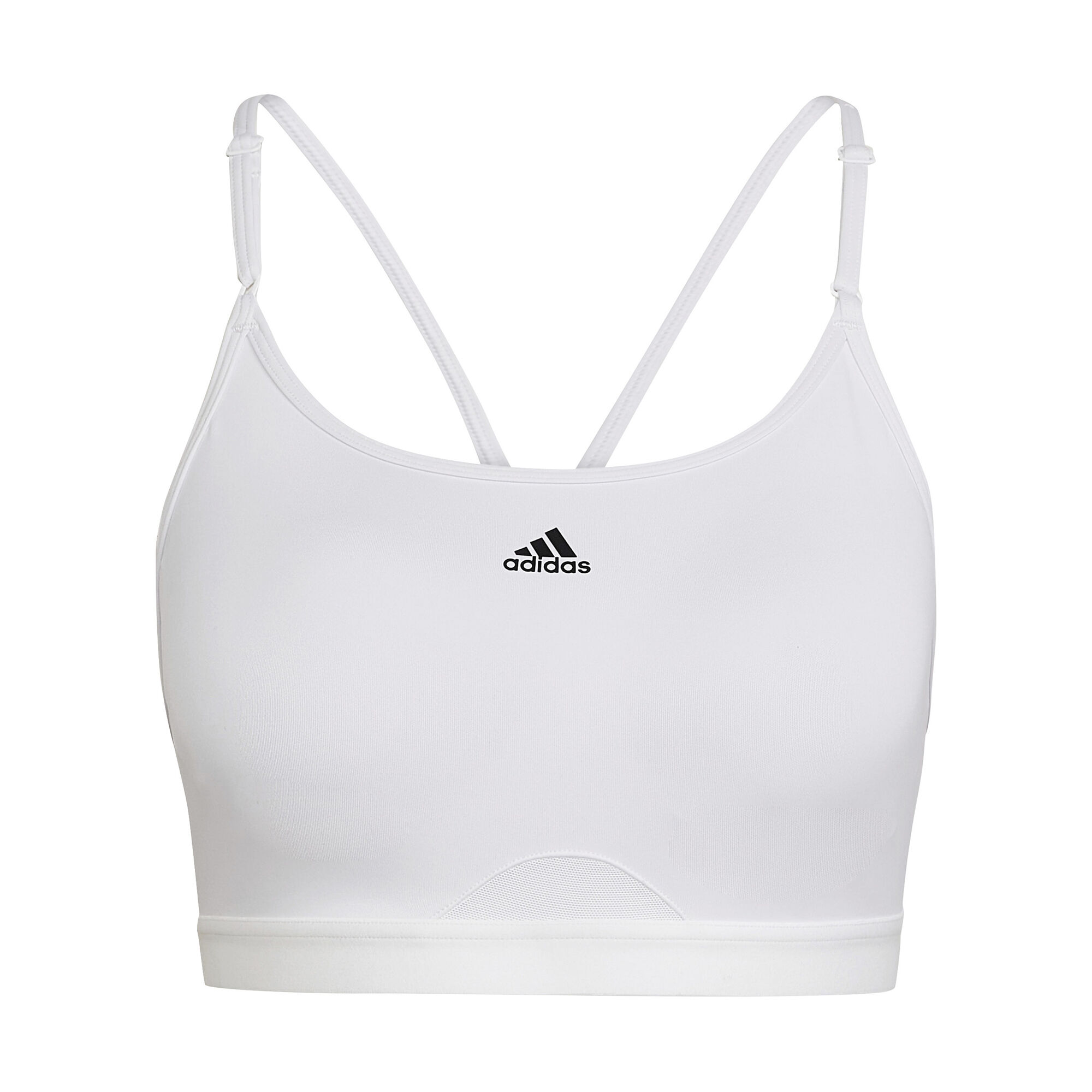 Buy adidas Aeroreact Low-Support Padded Sports Bras Women White online
