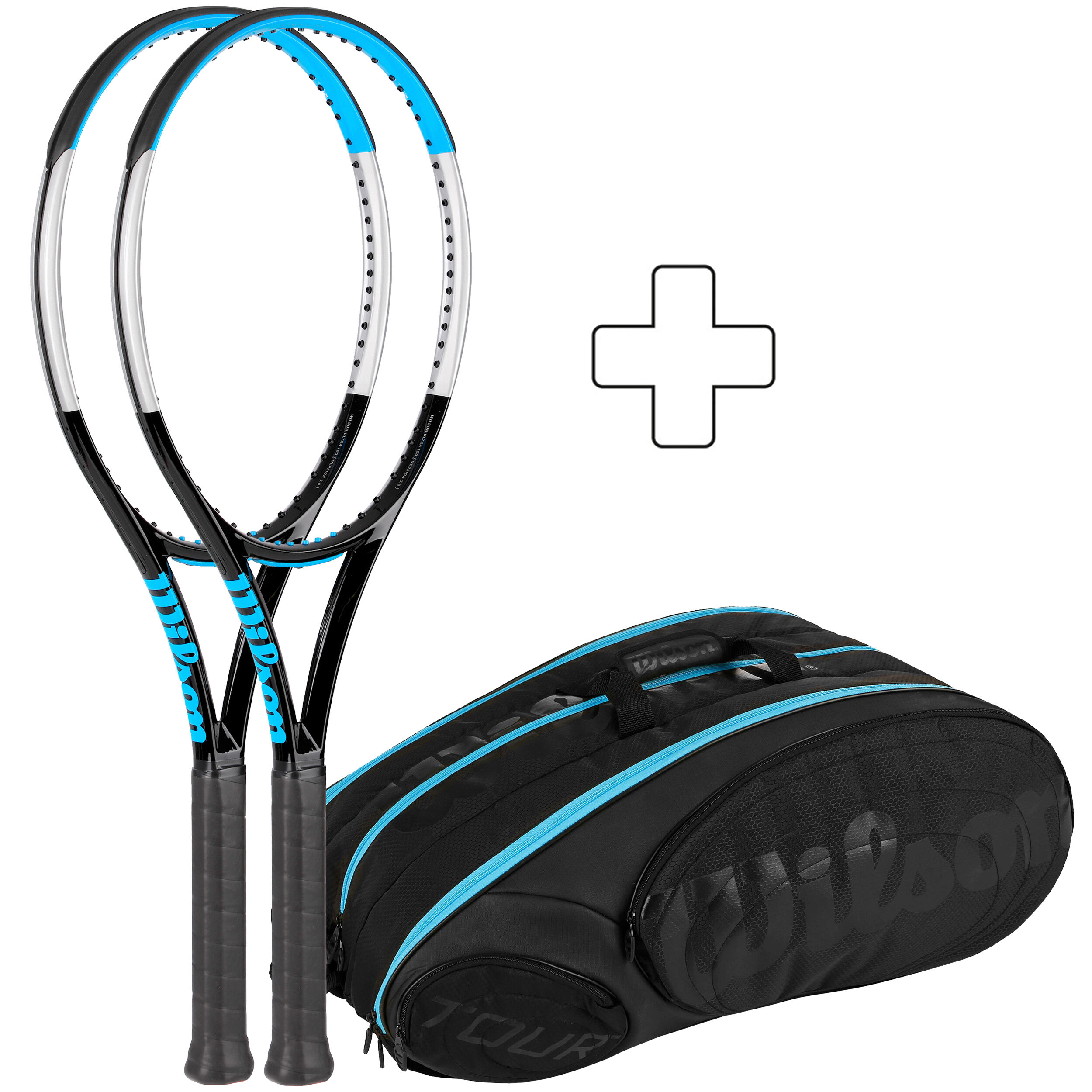 Buy Wilson 2x Ultra 100 V3.0 Plus Tennis Bag online | Tennis Point UK