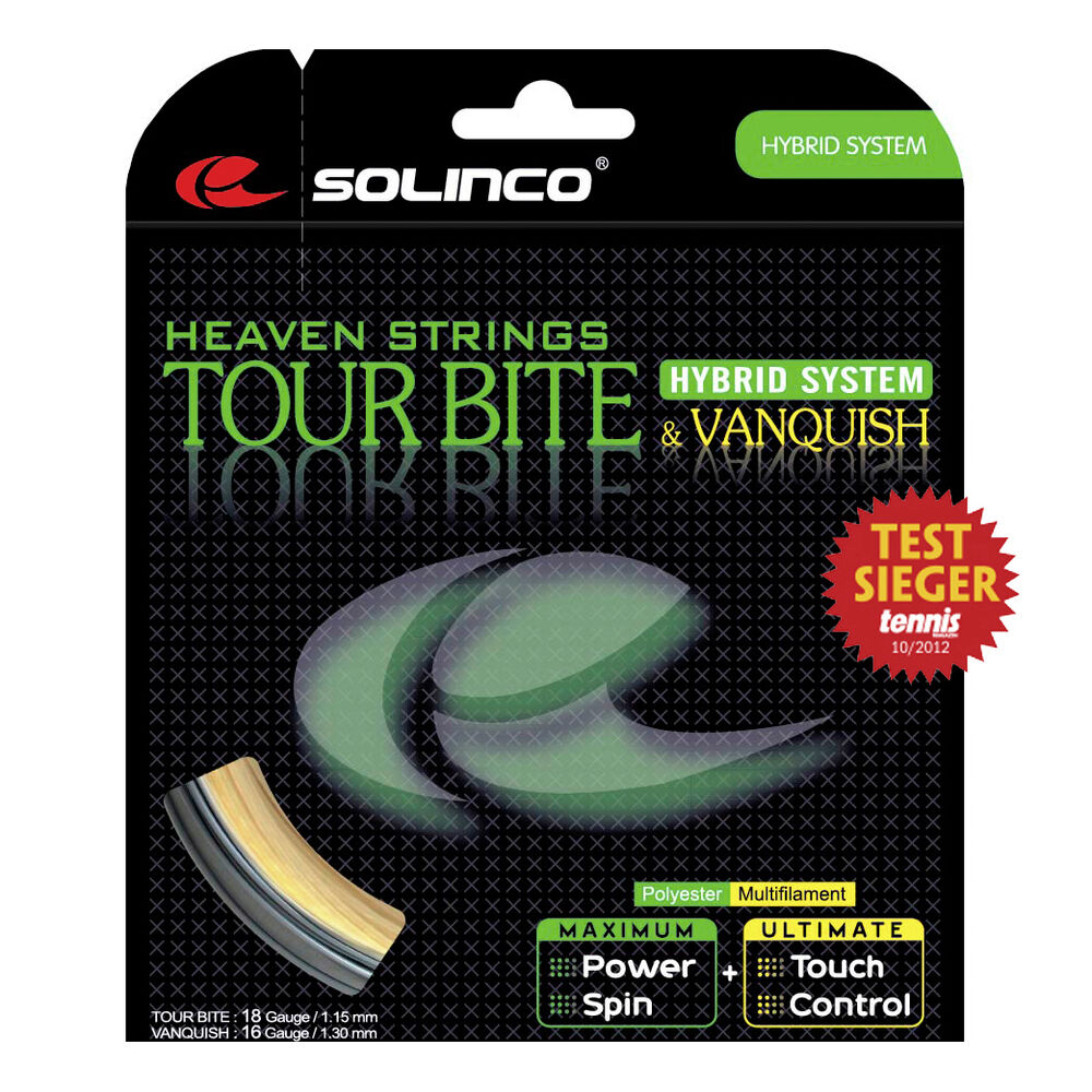 Photos - Accessory Solinco Tour Bite 6,8m Silber + Vanquish 6,3m String Set 13,1m S-TBV-17 