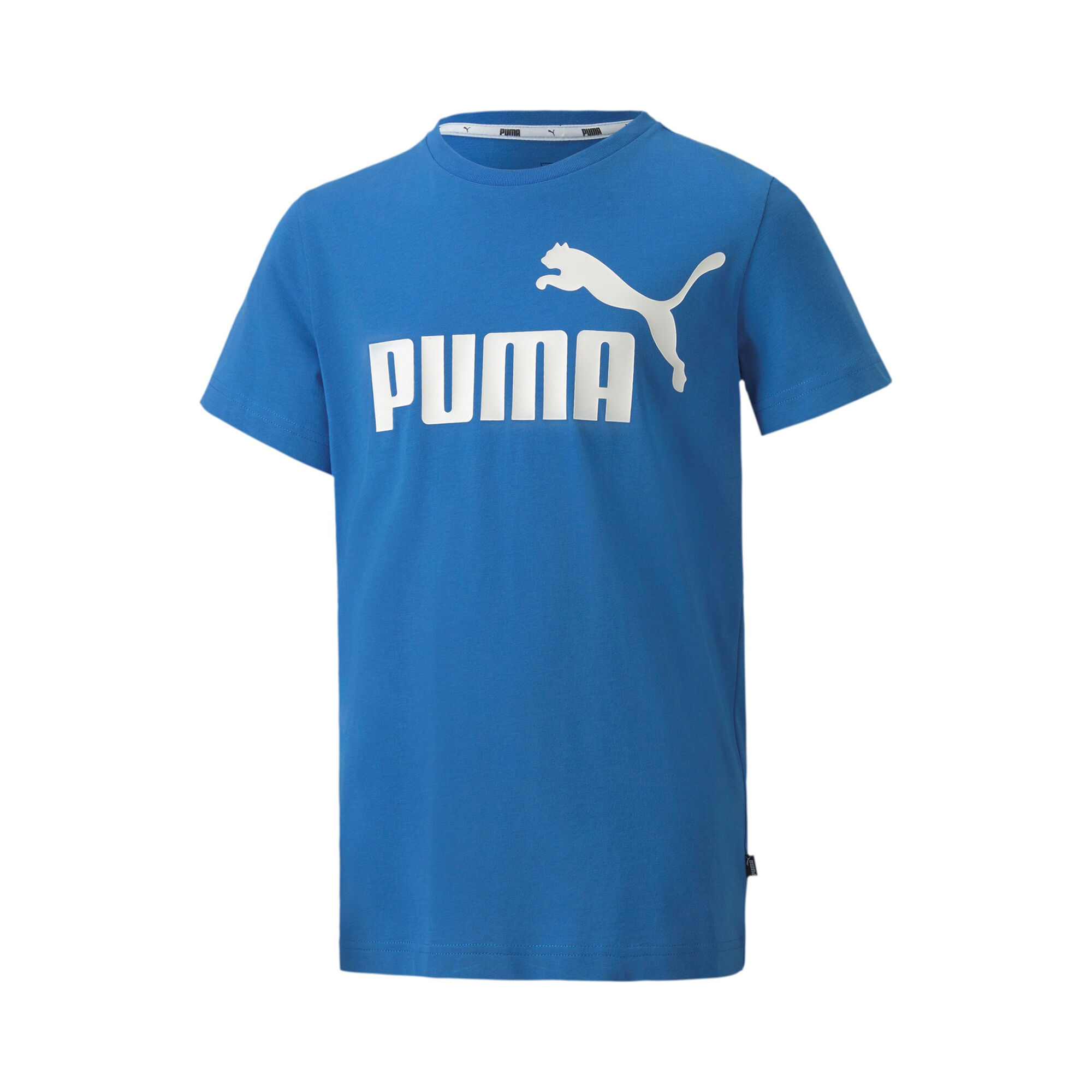 buy Puma Essential Logo T-Shirt Boys - Blue, White online | Tennis-Point