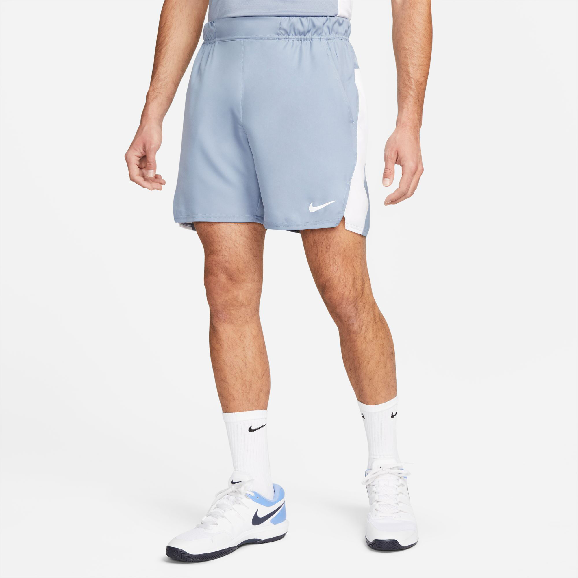 buy Nike Court Victory Dri-Fit 7in Shorts Men - Grey, White online ...