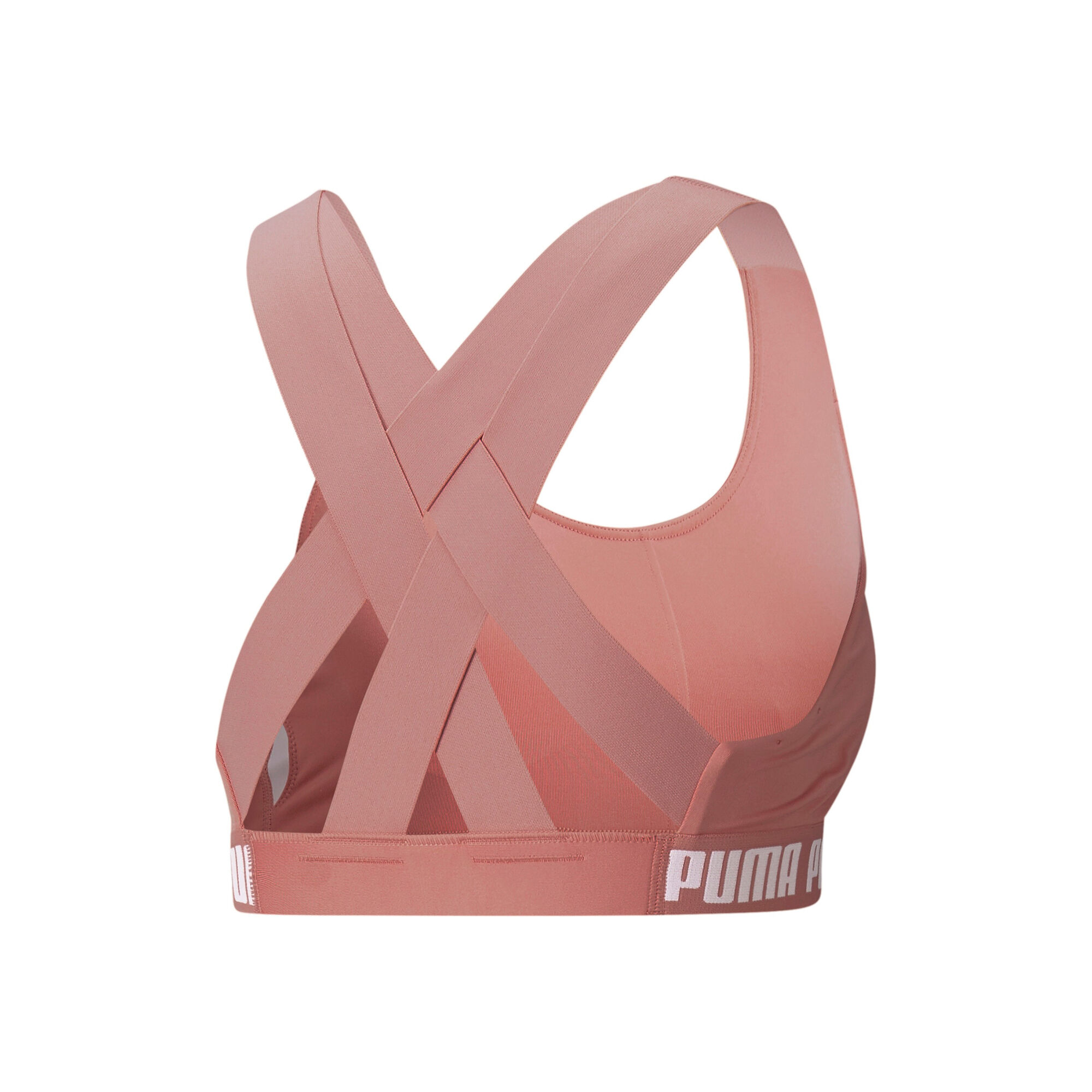 Puma Women's Sports Bra 2pk White & Pink | Costco Australia