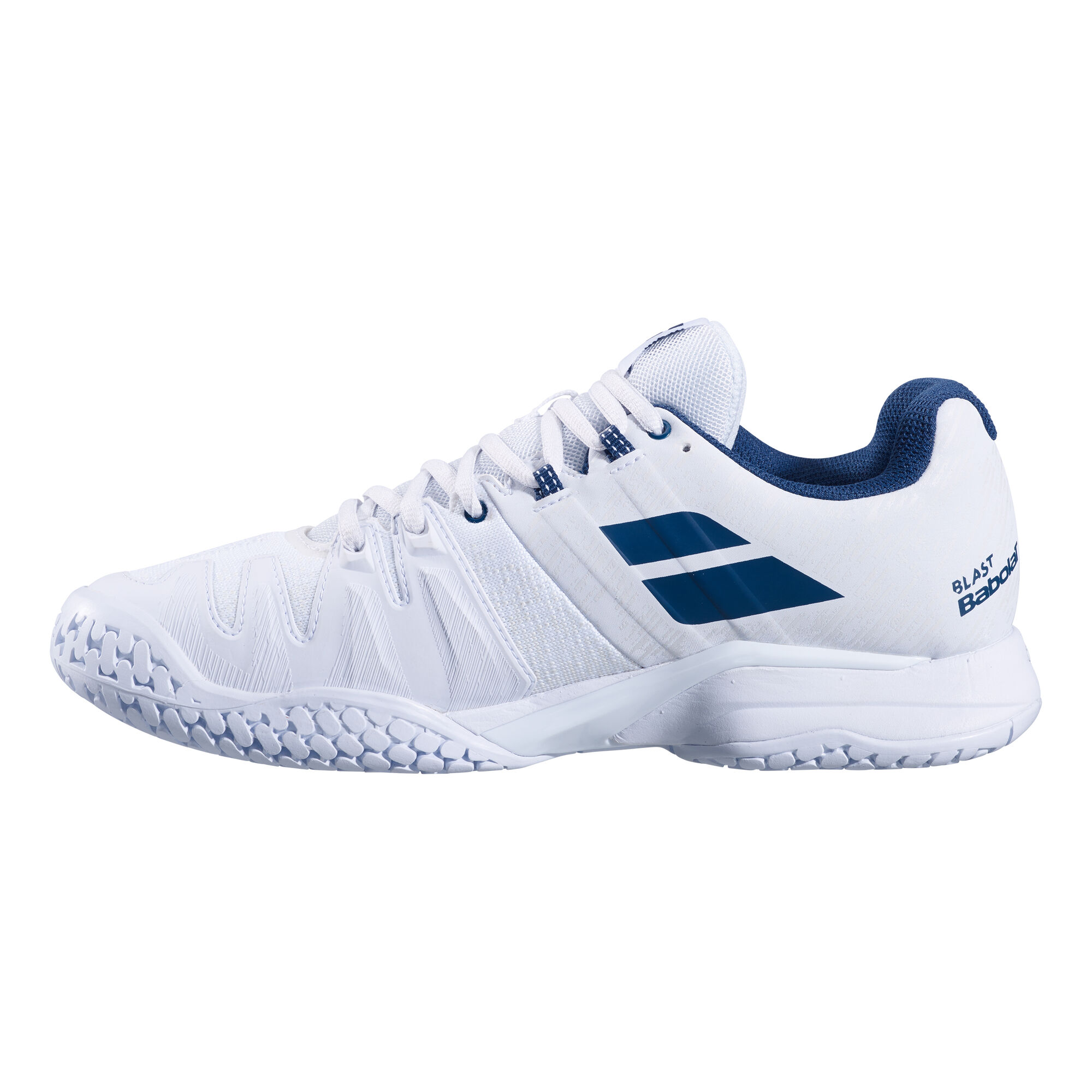 buy Babolat Propulse Blast All Court Shoe Men - White, Dark Blue online ...