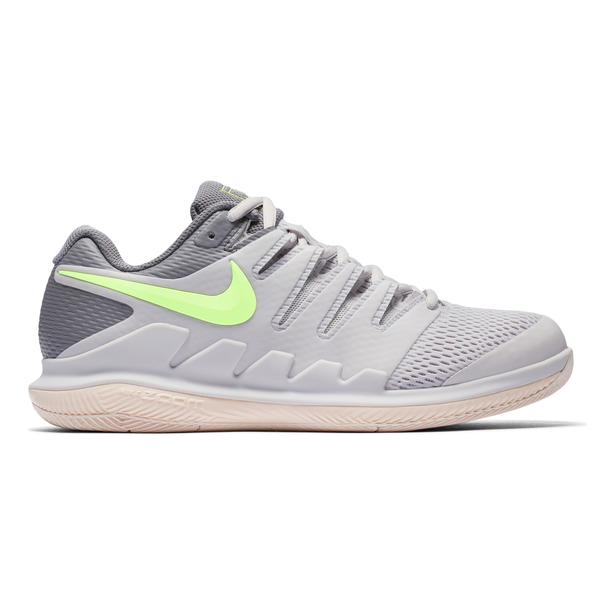 buy Nike Zoom Vapor X Hard Court Shoe Women - Lightgrey, Neon Green ...