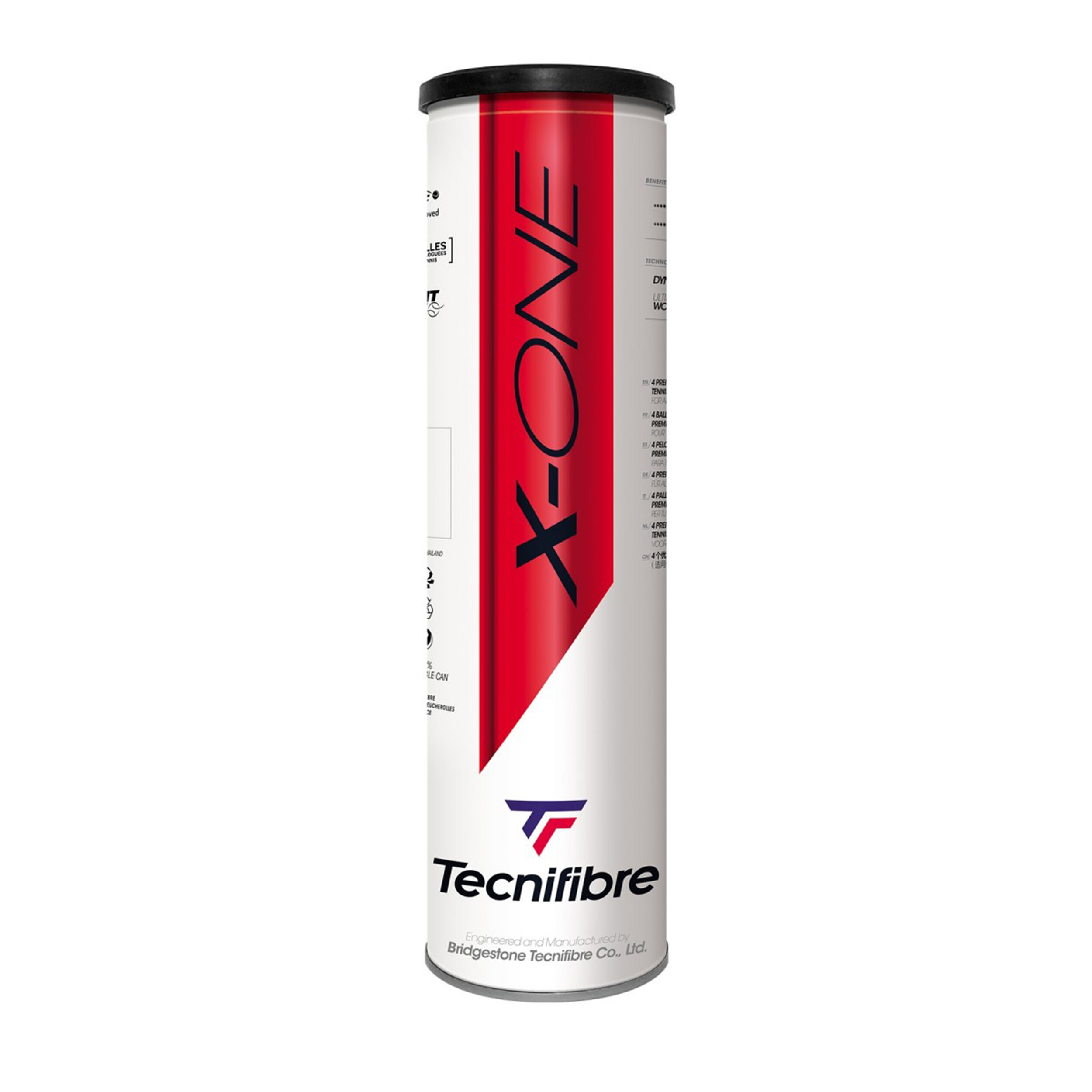 Buy Tecnifibre X-One 4 Ball Tube online | Tennis Point UK