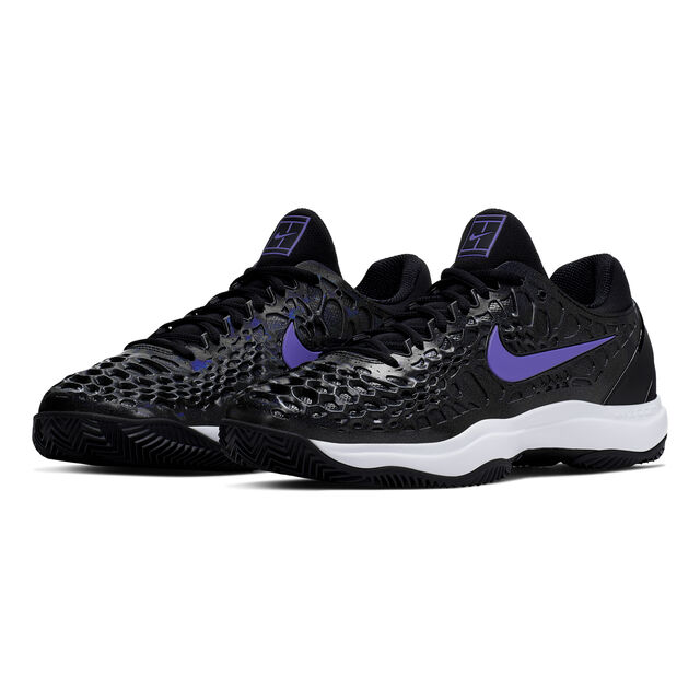 buy Nike Rafael Nadal Zoom Cage 3 Clay Court Shoe Men - Black, Lilac online | Tennis-Point