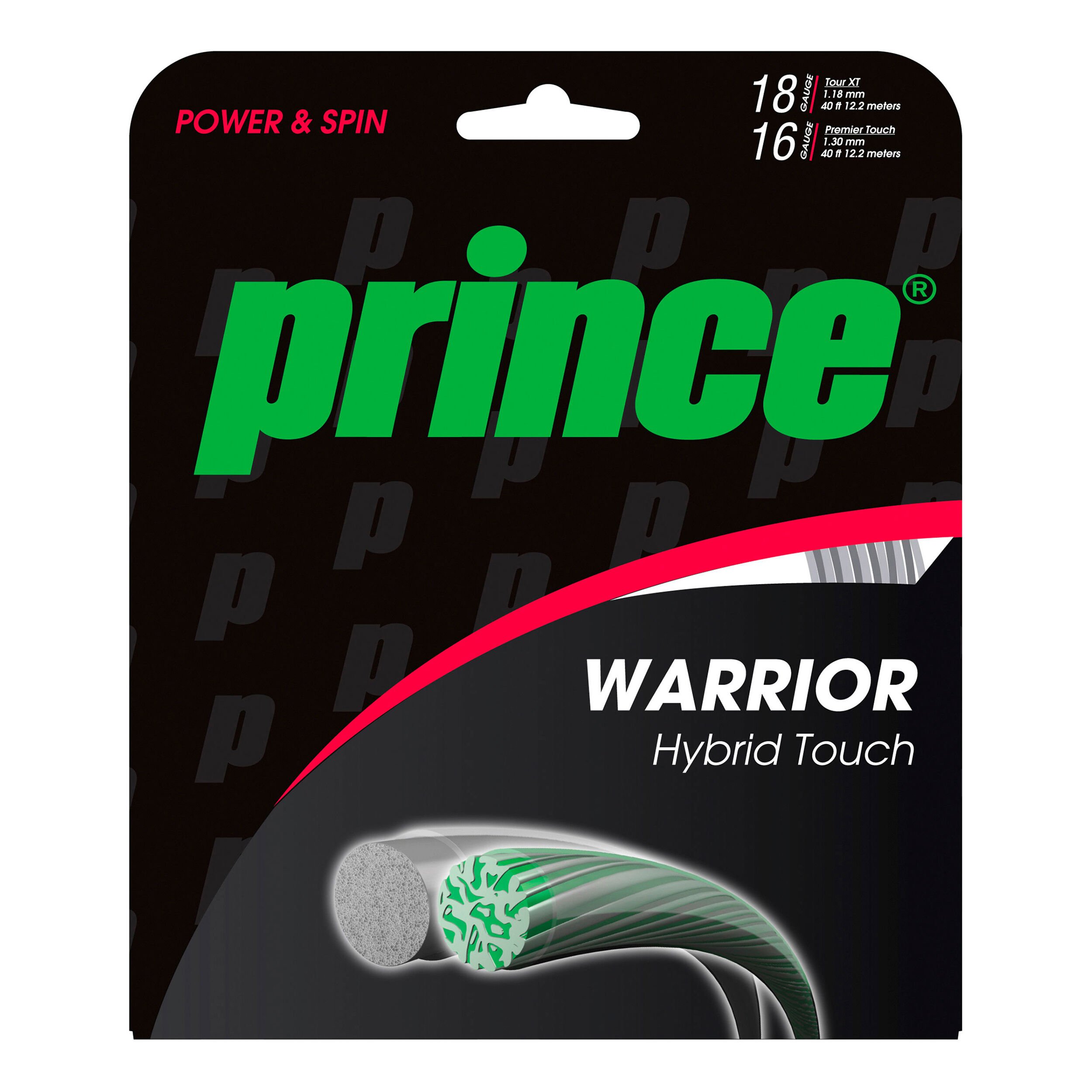 Buy Prince Warrior Hybrid Touch String Set 12m Silver