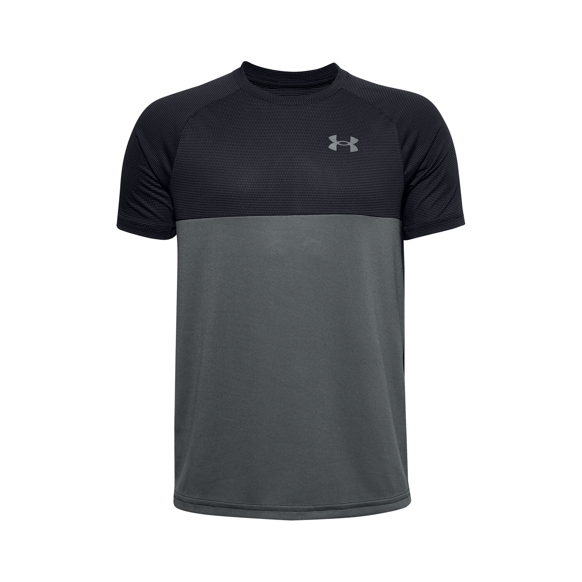 buy Under Armour Tech Colorblock T-Shirt Boys - Black, Dark Grey online ...