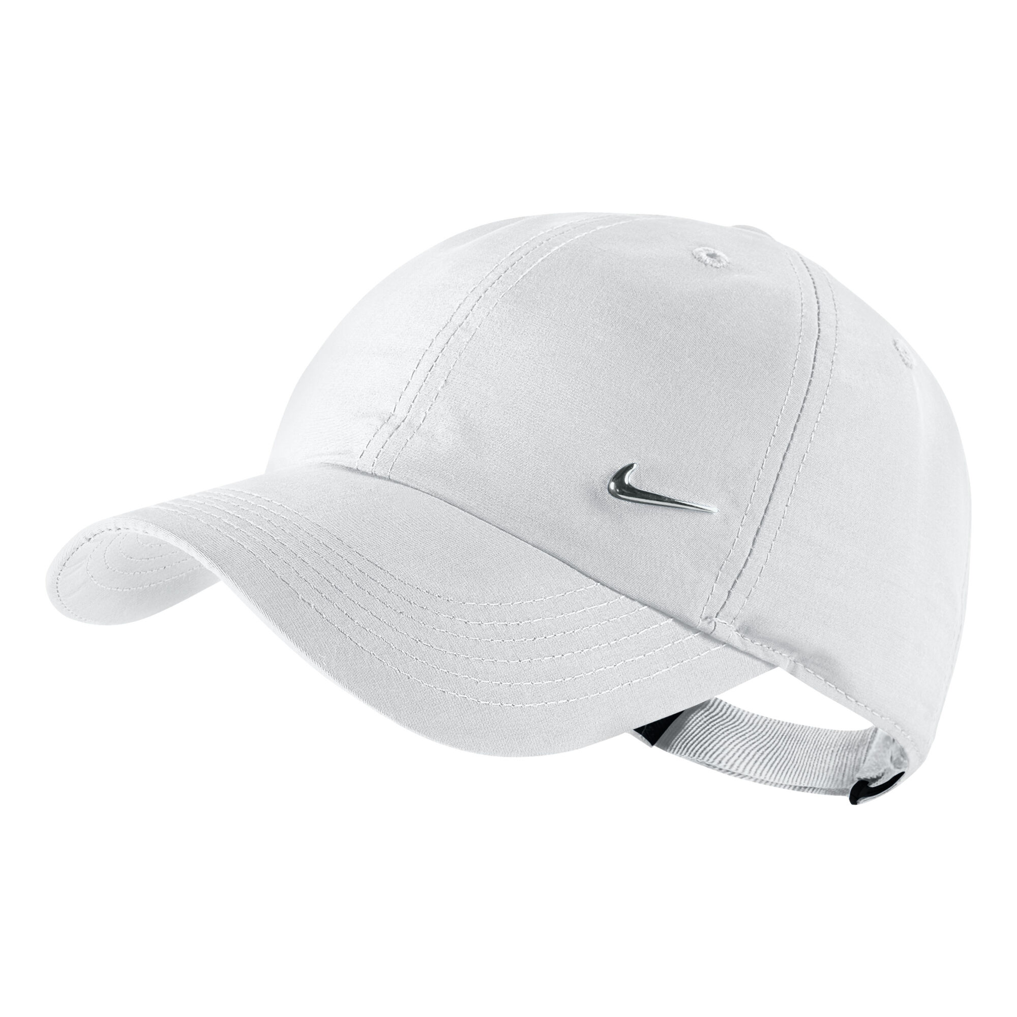 buy Nike Heritage 86 Metal Swoosh Cap Boys - White, Silver online | Tennis-Point