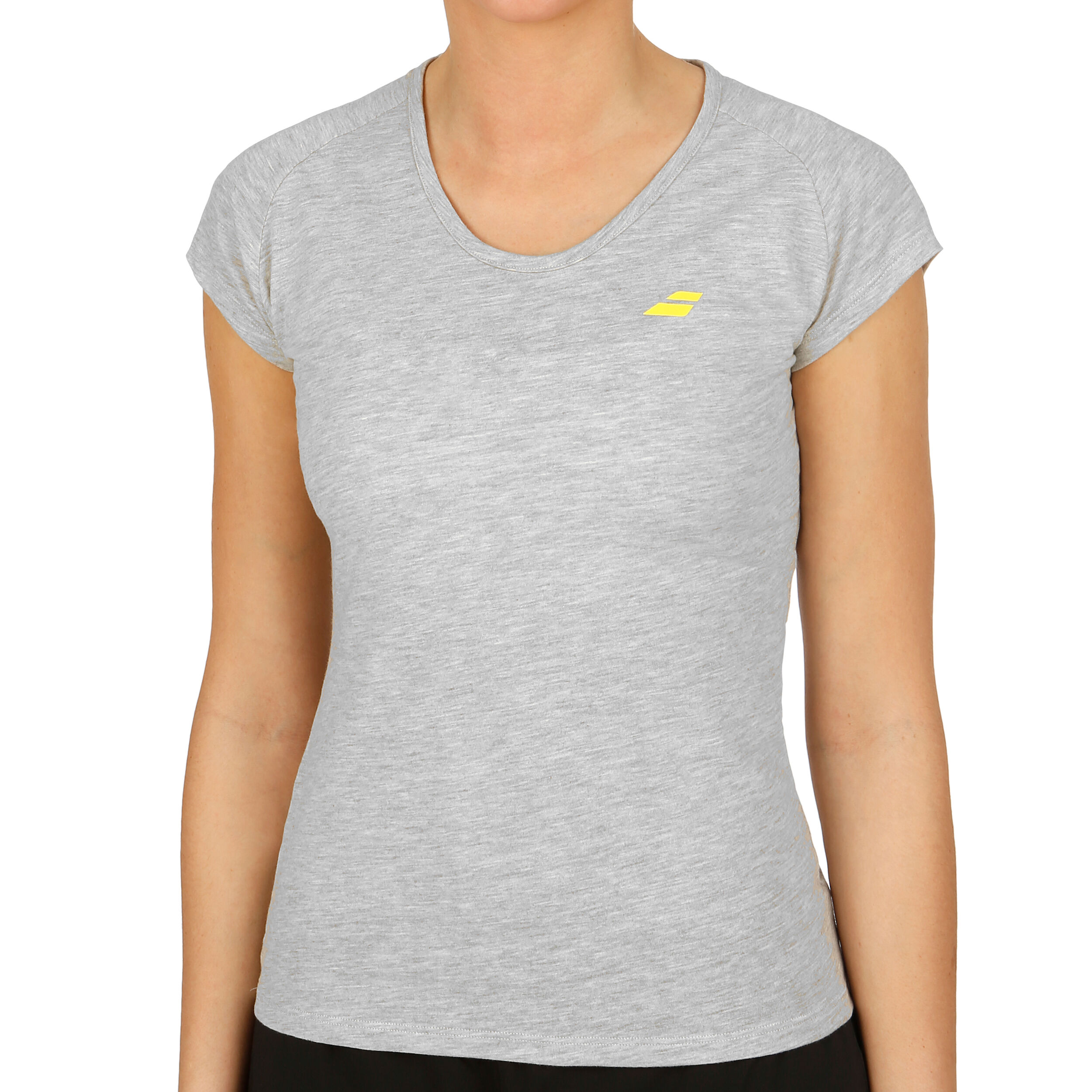 Buy Babolat Core T Shirt Women Lightgrey Black online Tennis