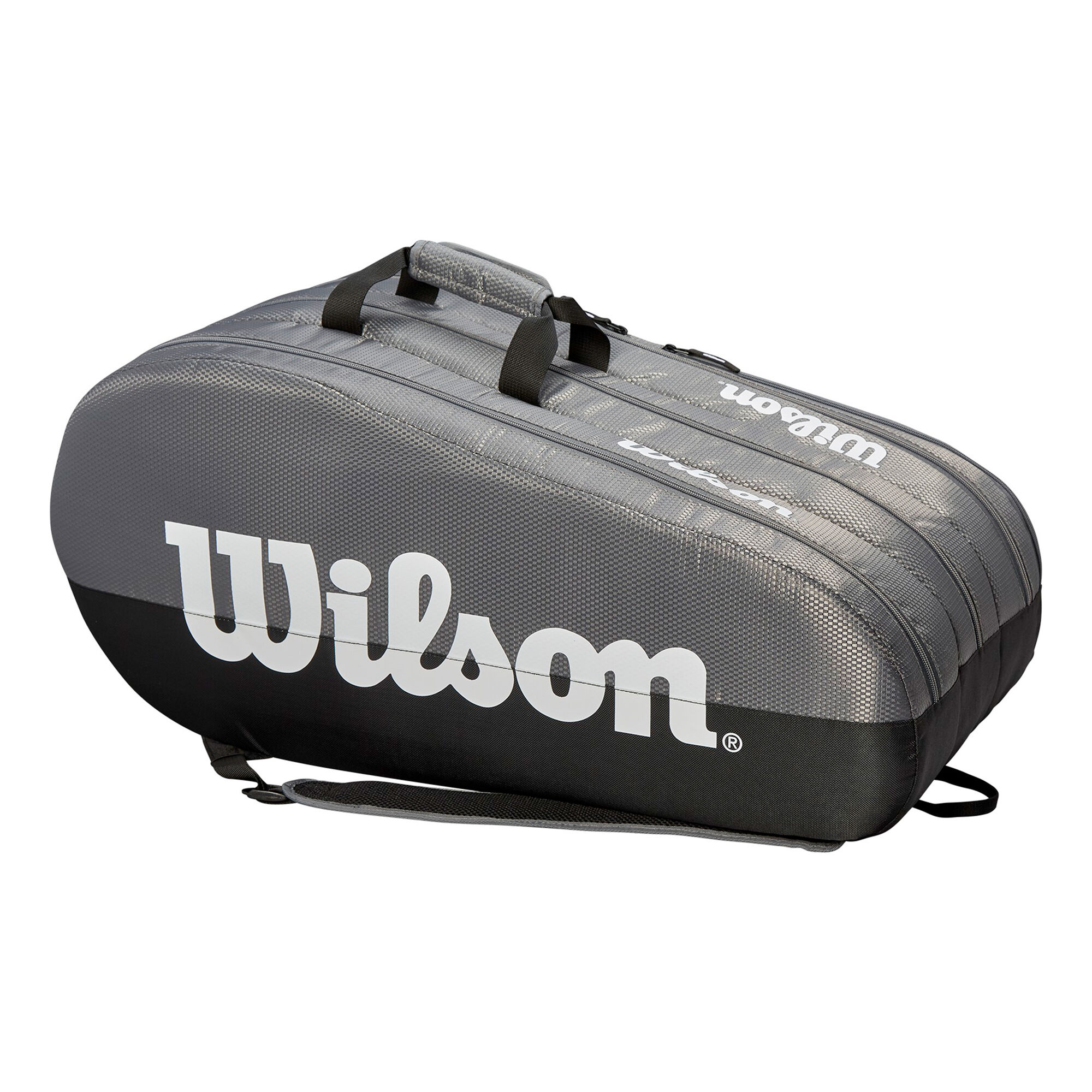 Buy Wilson Team 3 Comp Racket Bag Black, Grey online | Tennis Point UK
