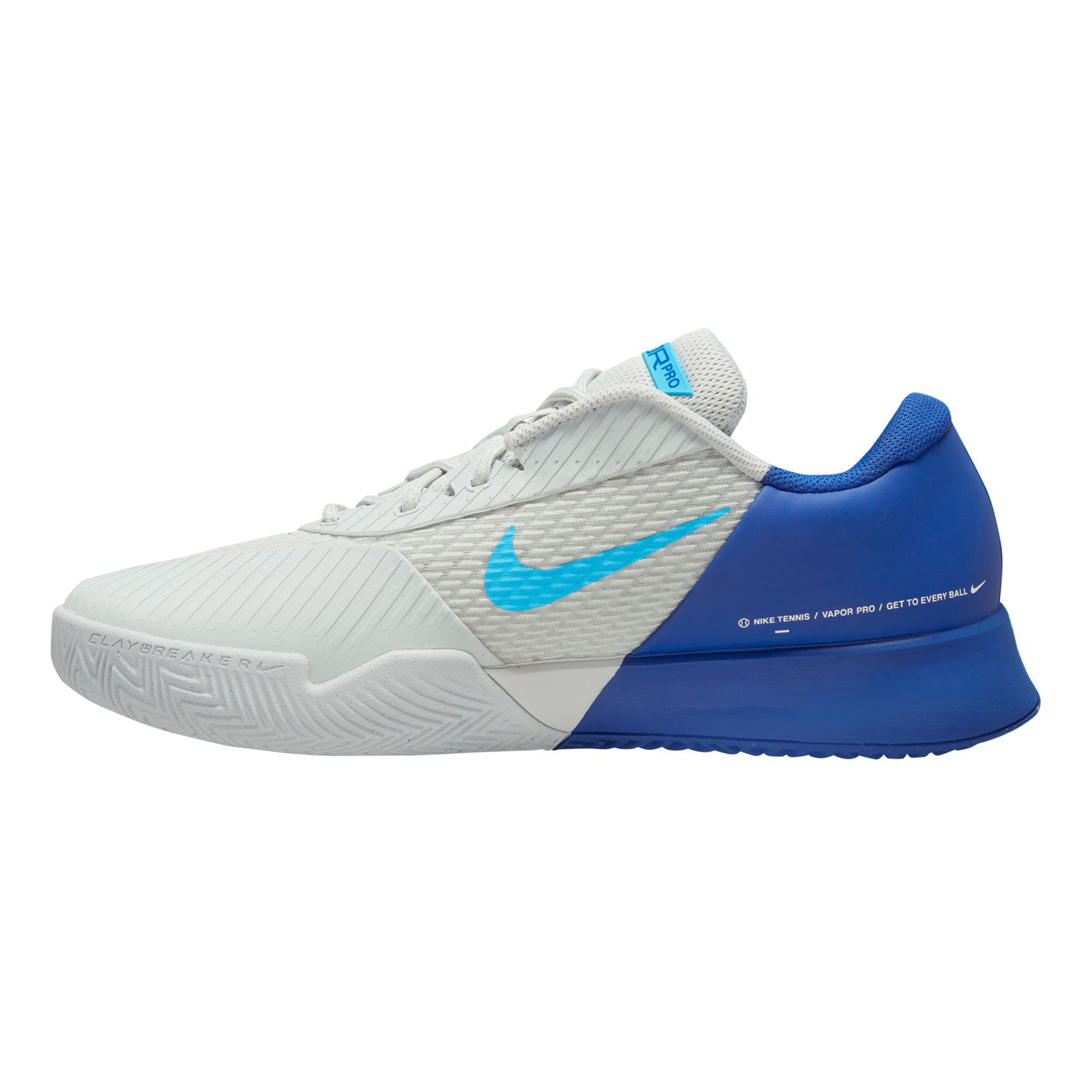 Air Zoom Vapor Pro 2 Clay Court Shoe Men - White, Blue