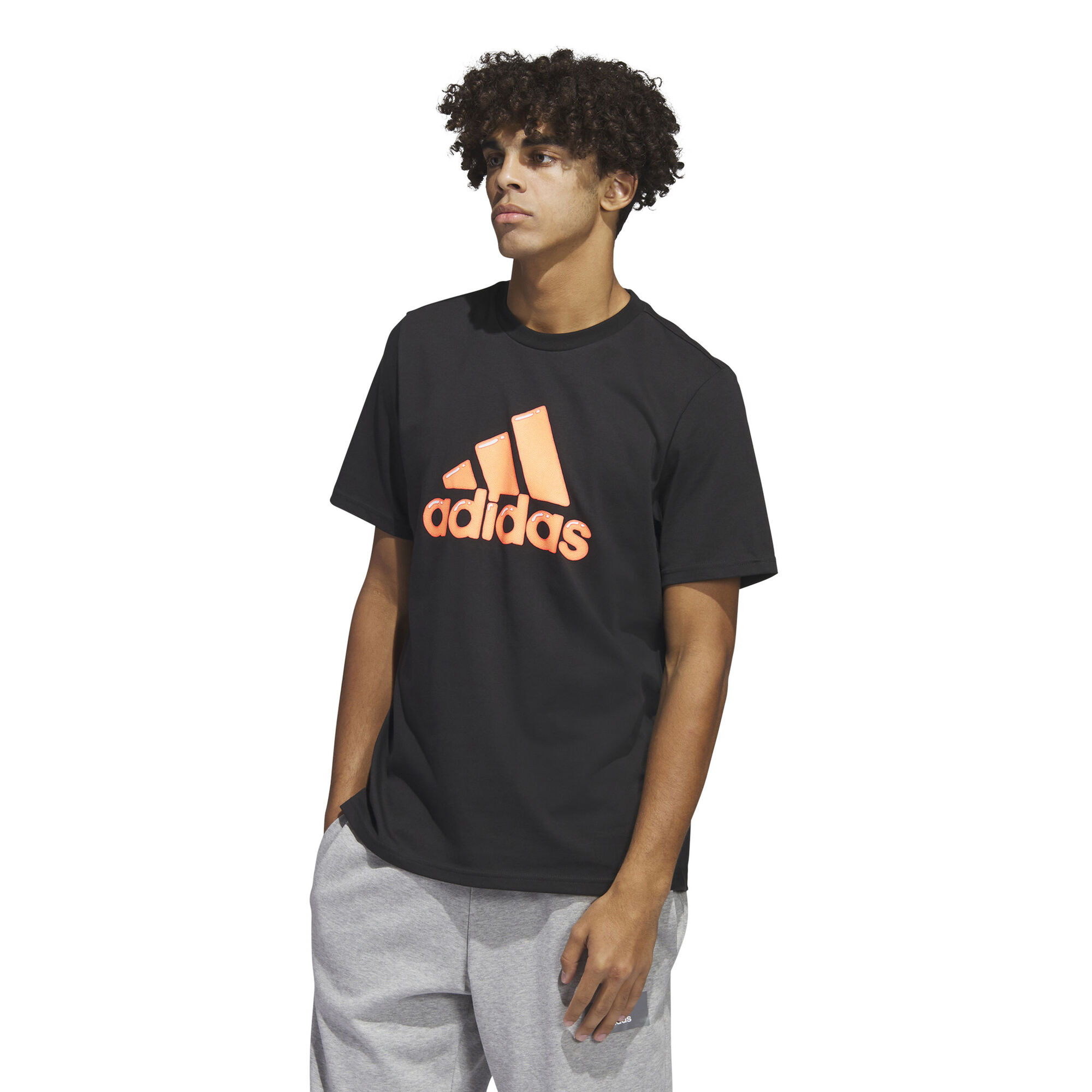Buy adidas Logo Graphic Point T-Shirt Orange online | UK Sportswear Fill Pen Tennis Men Black