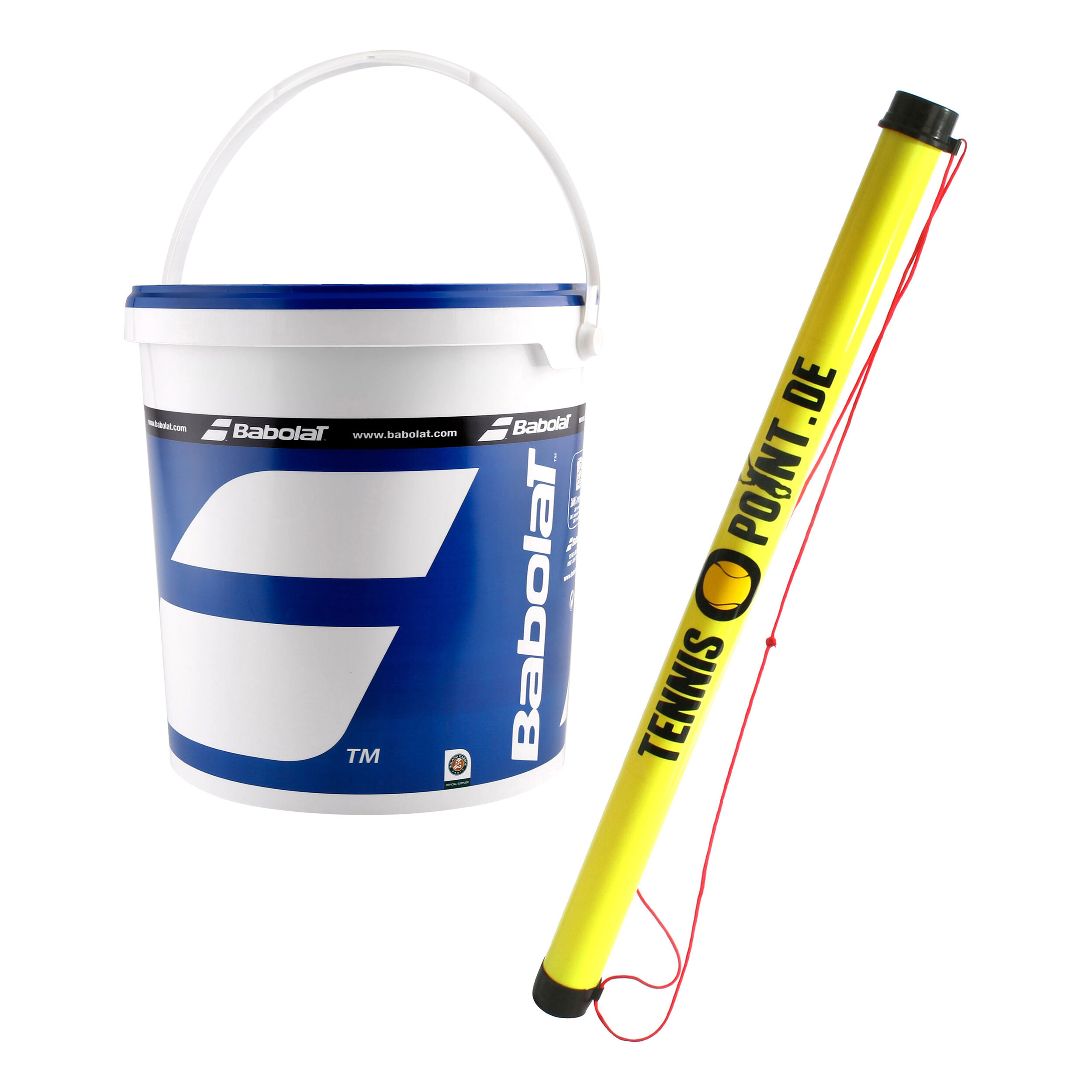 Buy Babolat Stage 2 3 Dozen Bucket Plus Ball Tube online Tennis