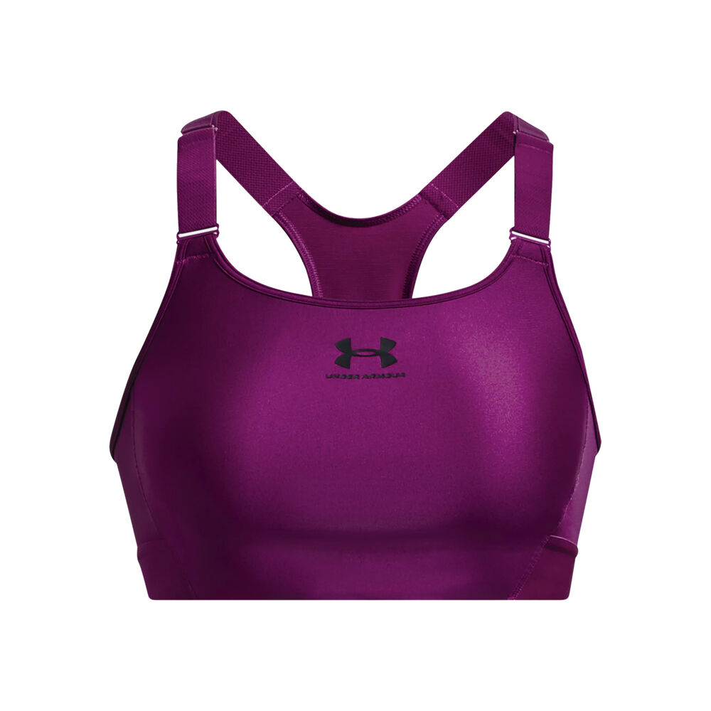 Under Armour Heatgear High Sports Bras Women violet, size: L