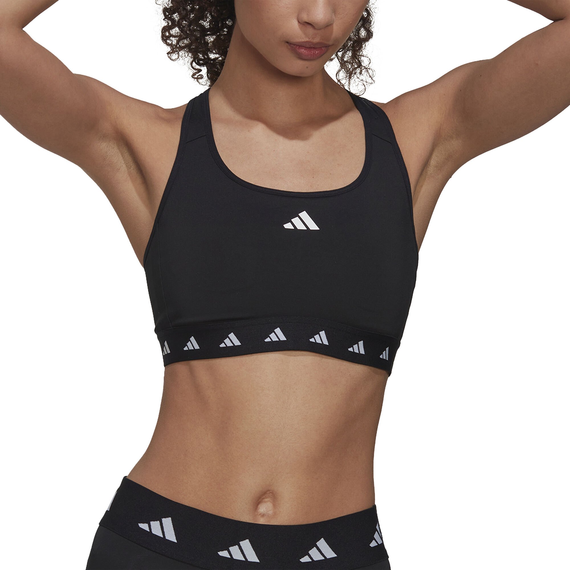 Buy adidas Power Medium-Support Tech-Fit Sports Bras Women Black