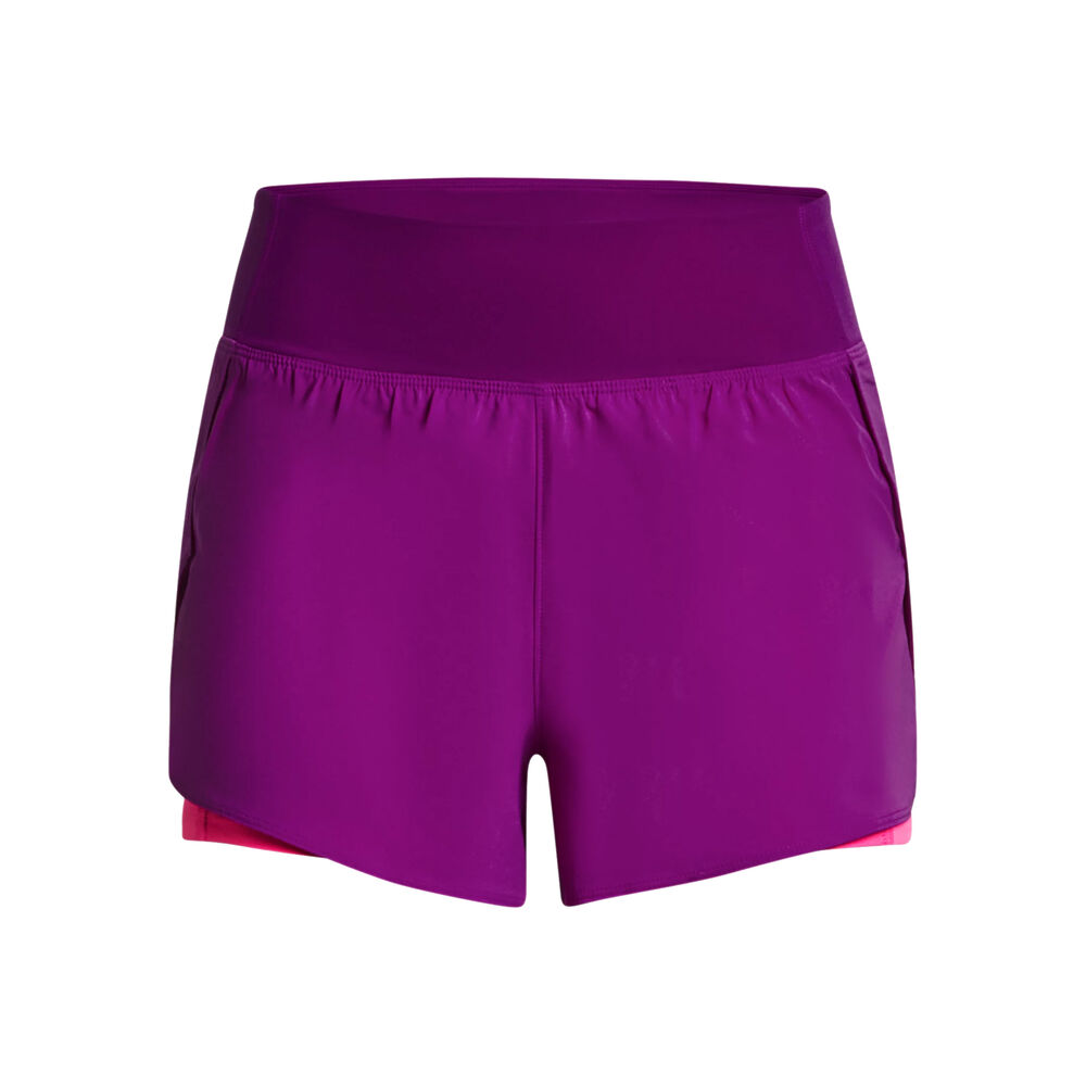 Under Armour Flex Woven 2in1 Shorts Women violet, size: S