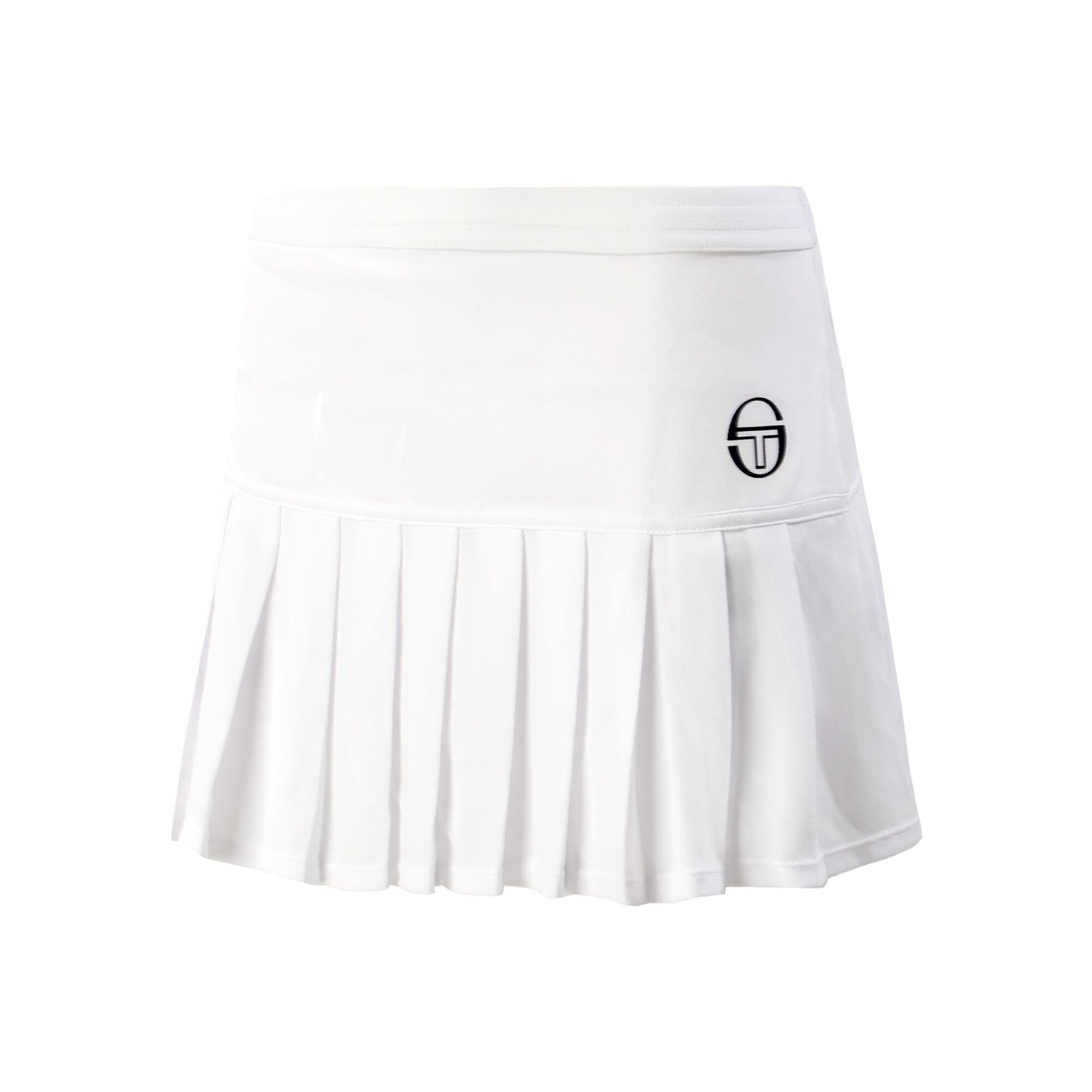 Buy Sergio Tacchini Pliage Skirt Women White, Dark Blue online | Tennis ...