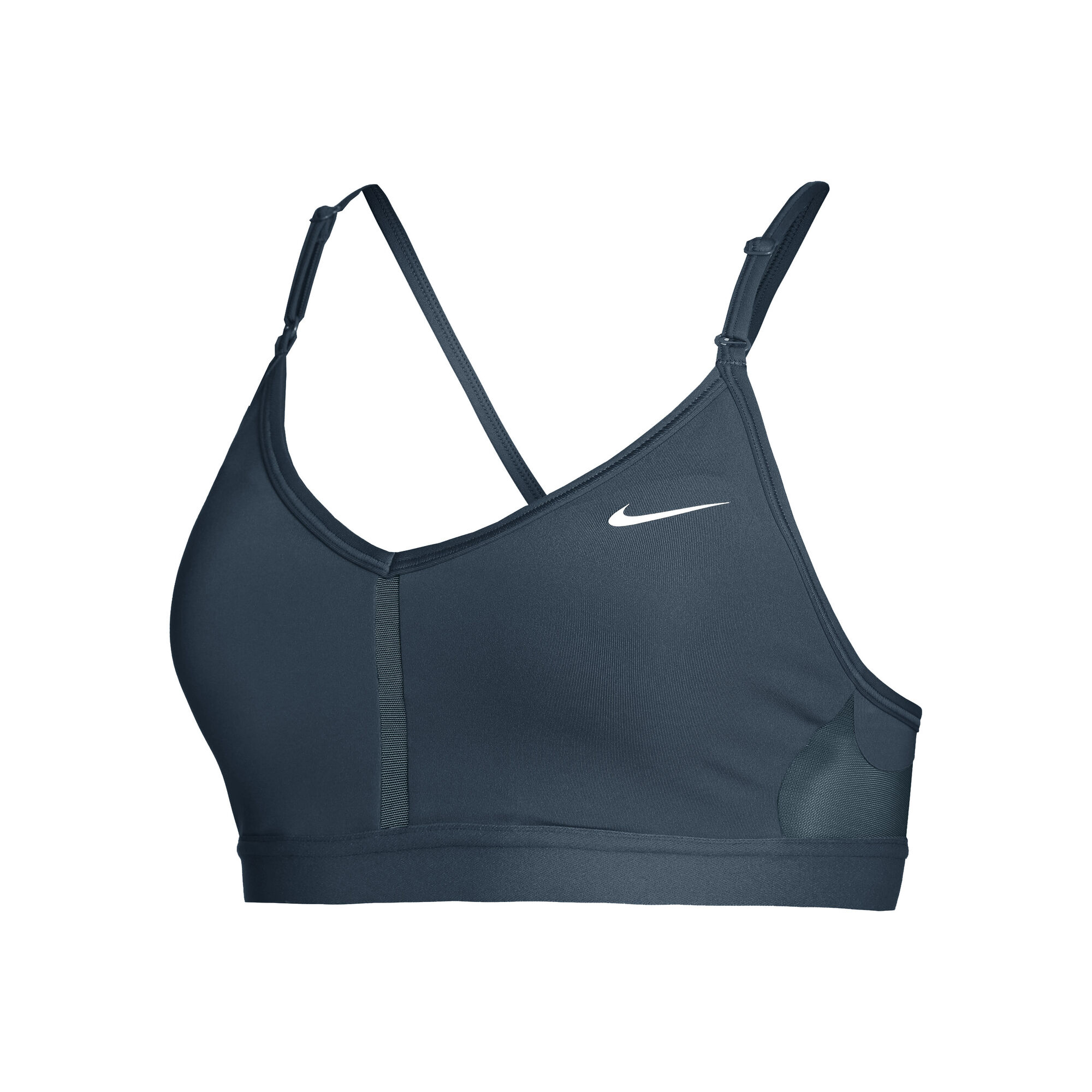 Nike Indy Logo Womens Tennis Sports Bra - Deep Jungle