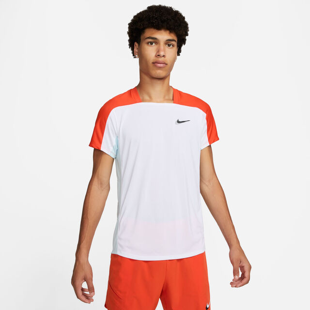 Buy Nike Dri-Fit Slam T-Shirt Men White, Orange online | Tennis Point UK