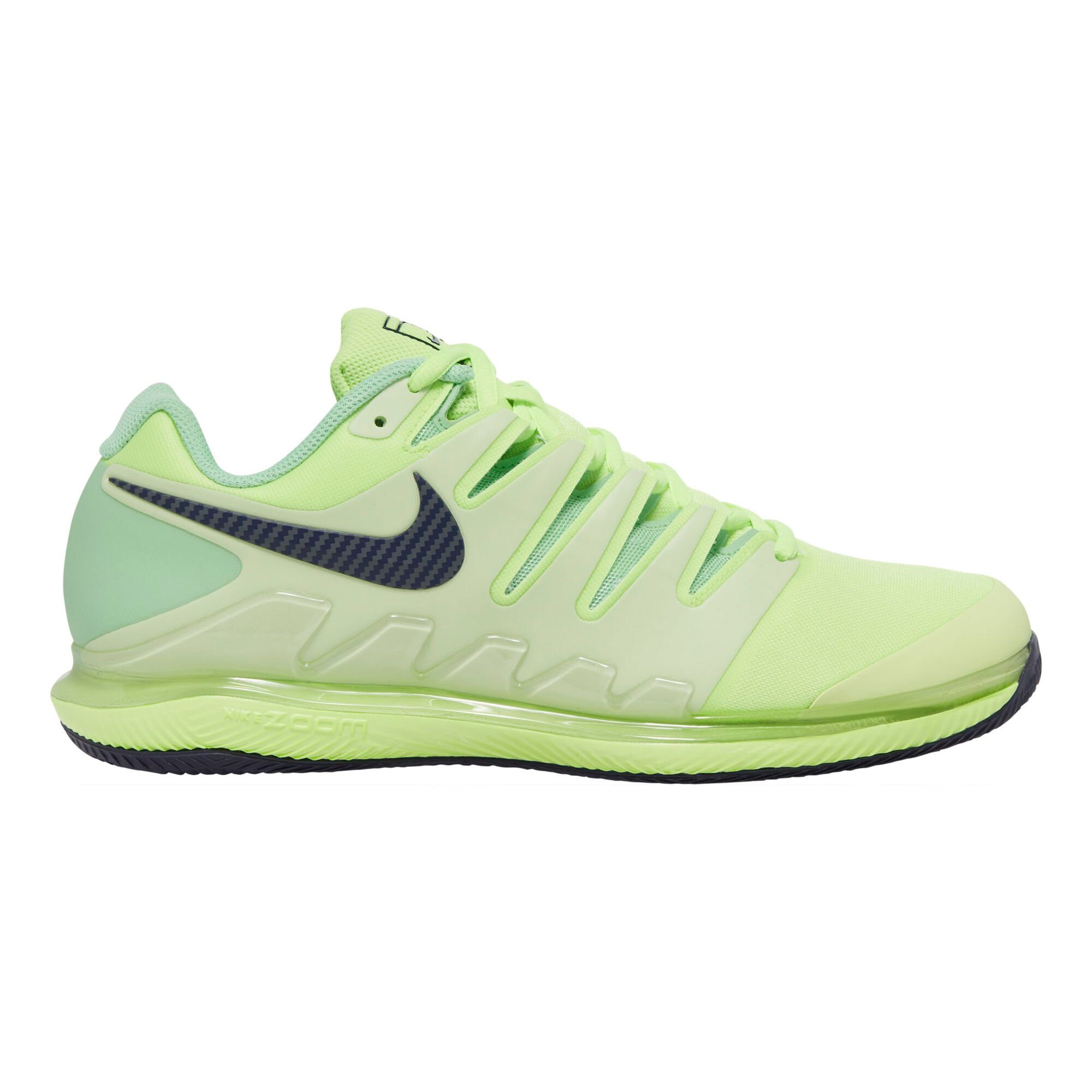 buy Nike Air Zoom Vapor X Clay Court Shoe Men - Light Green, Dark Blue ...
