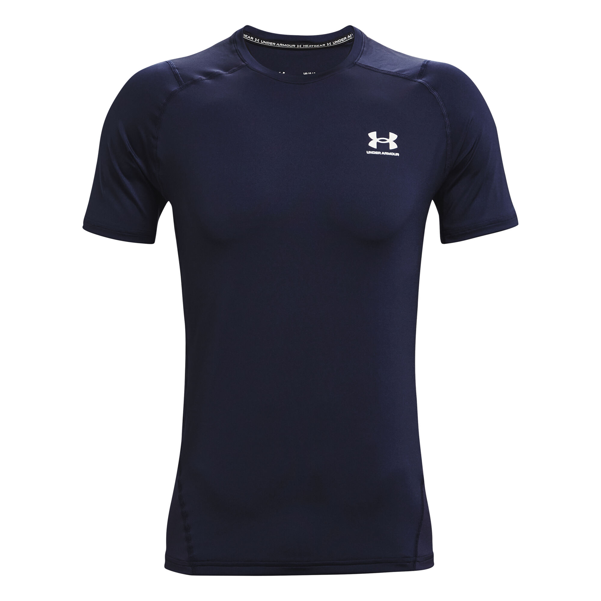 buy Under Armour Heatgear Fitted T-Shirt Men - Dark Blue online ...