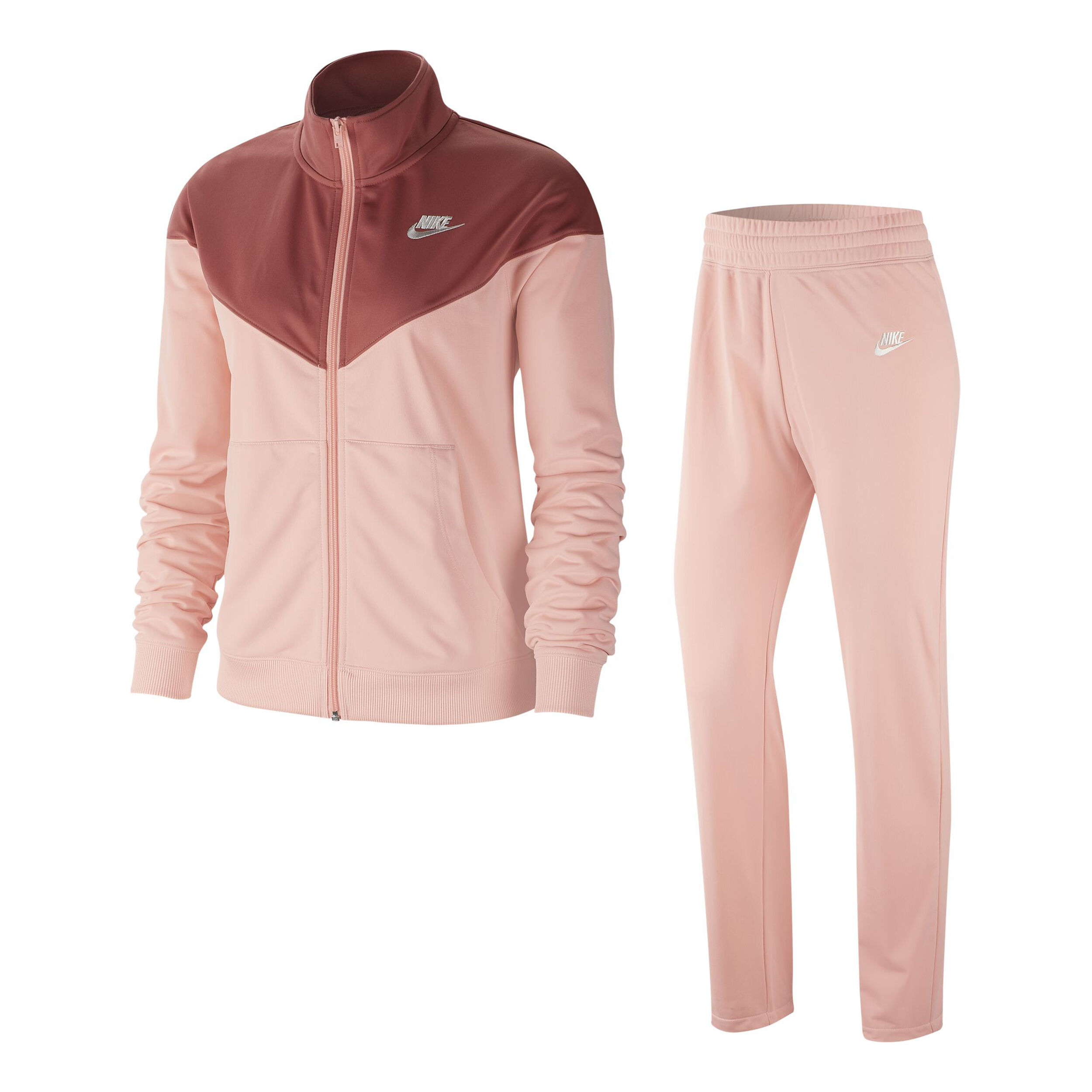 ladies pink nike tracksuit