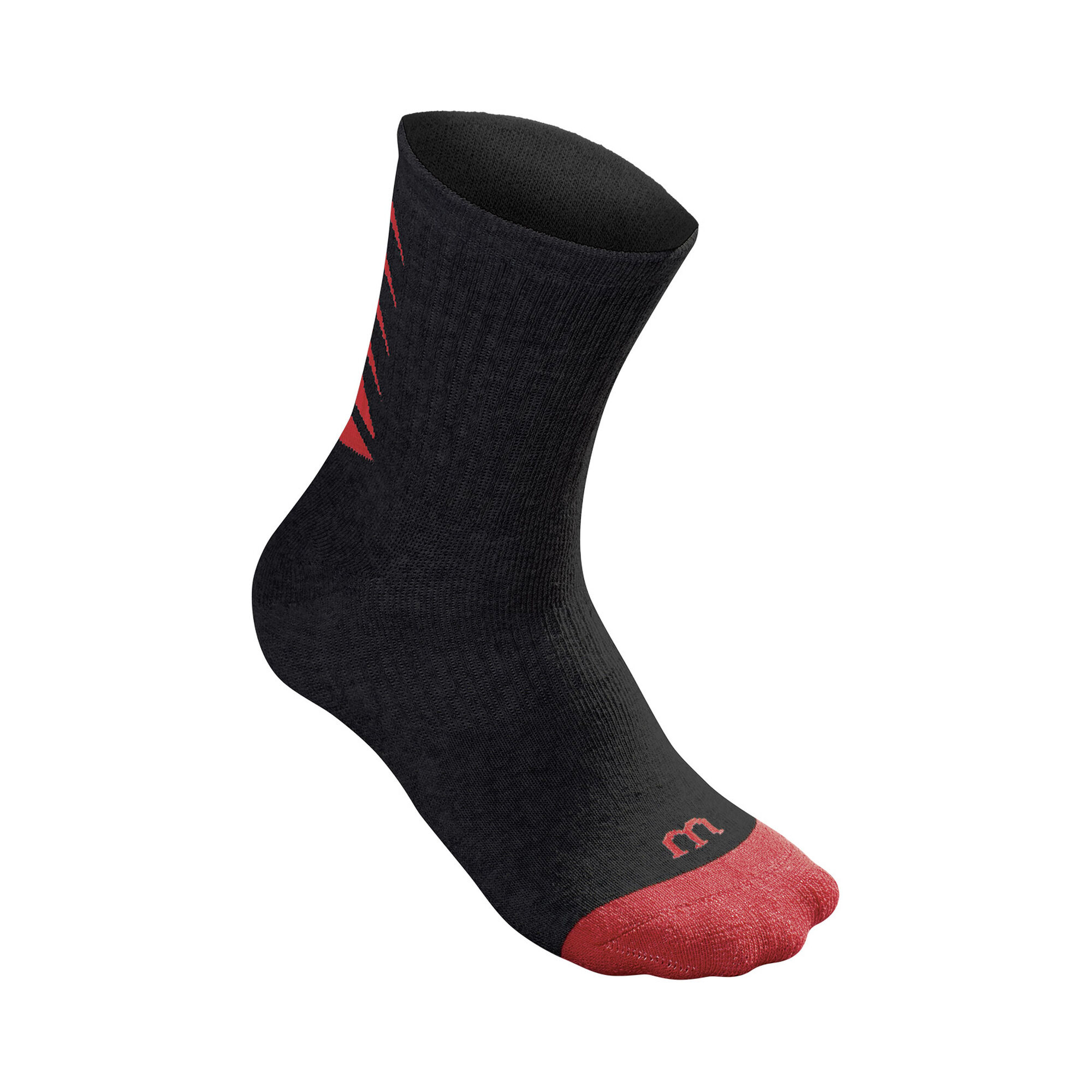 Buy Wilson Core Crew Tennis Socks 3 Pack Kids Red, Black online ...