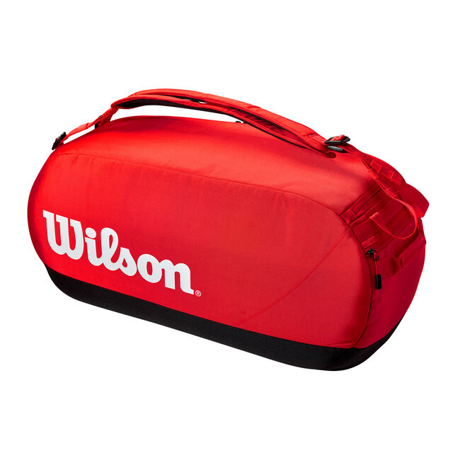 Buy Wilson Super Tour Large Duffle Sports Bag Red, White online ...